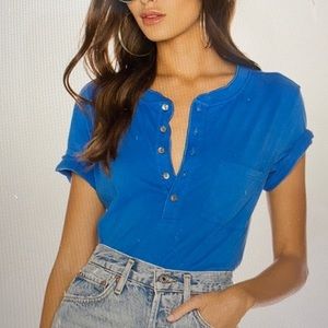 n:Philanthropy Rosetta Tee Blue & Black